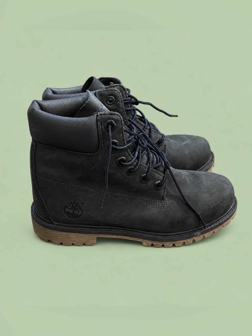 Timberland Black Rugged Ankle Boots Women